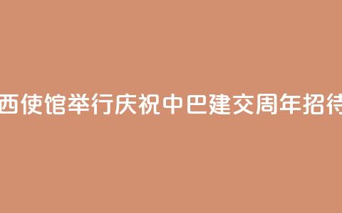 中国驻巴西使馆举行庆祝中巴建交50周年招待会 第1张 中国驻巴西使馆举行庆祝中巴建交50周年招待会 第1张