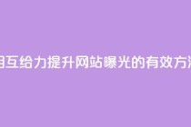 相互给力：提升网站曝光的有效方法