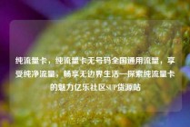 纯流量卡，纯流量卡无号码全国通用流量，享受纯净流量，畅享无边界生活—探索纯流量卡的魅力亿乐社区SUP货源站