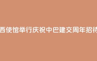中国驻巴西使馆举行庆祝中巴建交50周年招待会