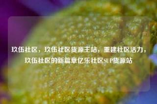玖伍社区，玖伍社区货源主站，重建社区活力，玖伍社区的新篇章亿乐社区SUP货源站